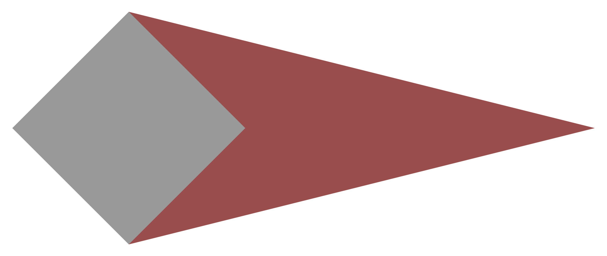 我们很容易就可以证明任何的一个凹四边形,总可以找到一个边长一样的