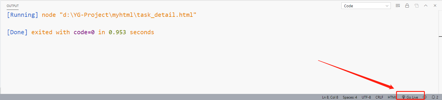vs code中运行html文件_运行html时code language not supported or defined.-CSDN博客