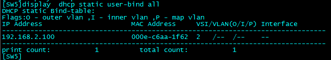 9、中小企业网络架构-扩展配置DHCP Snooping+IPSG