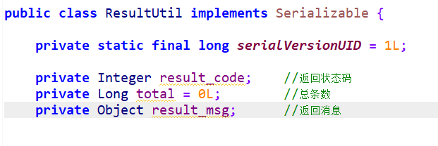自定义的数据格式