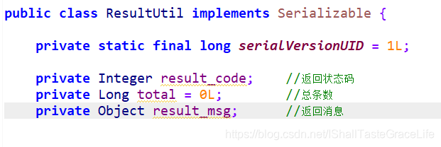 自定义的数据格式