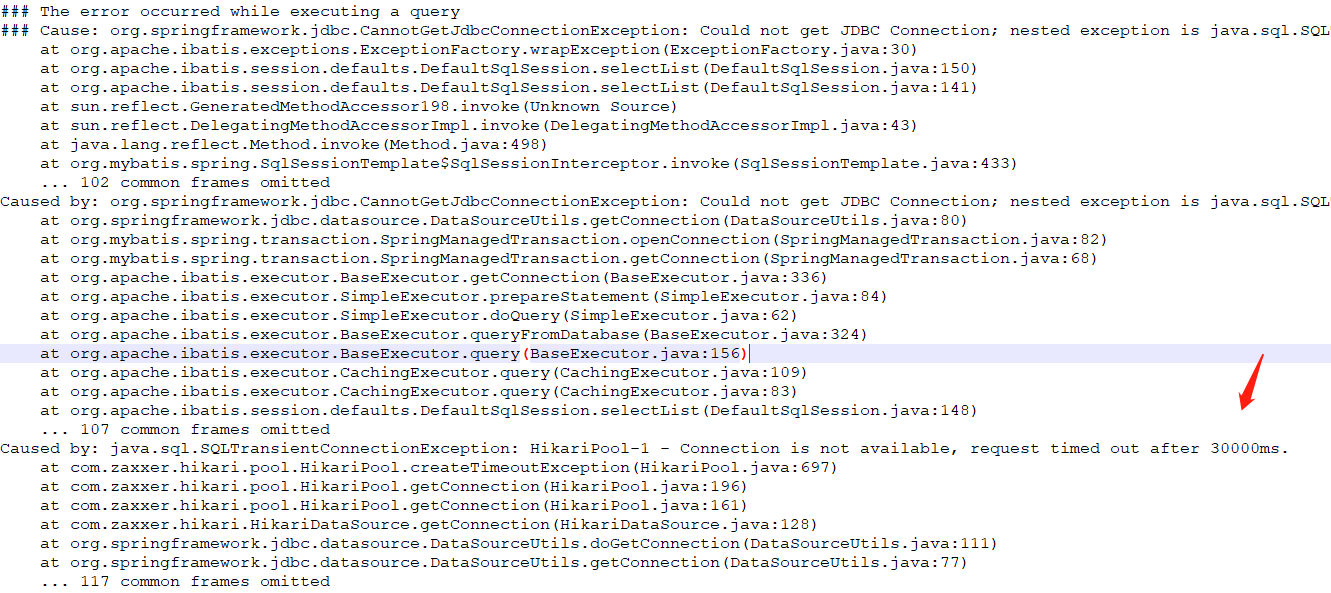 HikariPool-1 - Connection is not available, request timed out after ...