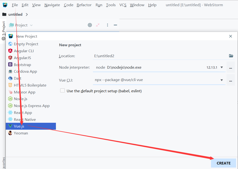 【webstorm创建vue项目并且运行】 - CSDN
