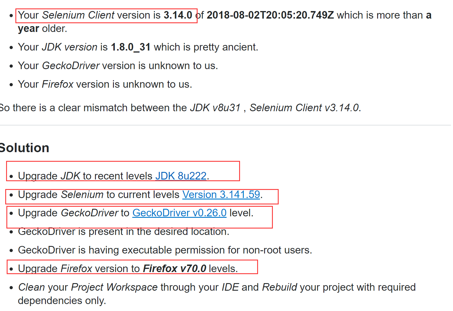 Selenium启动Firefox报错Failed to connect to localhost/0:0:0:0:0:0:0:1:4560