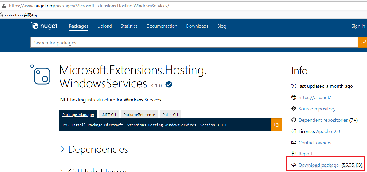 nuget包下载