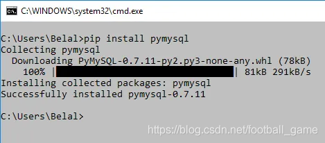 python mysql教程