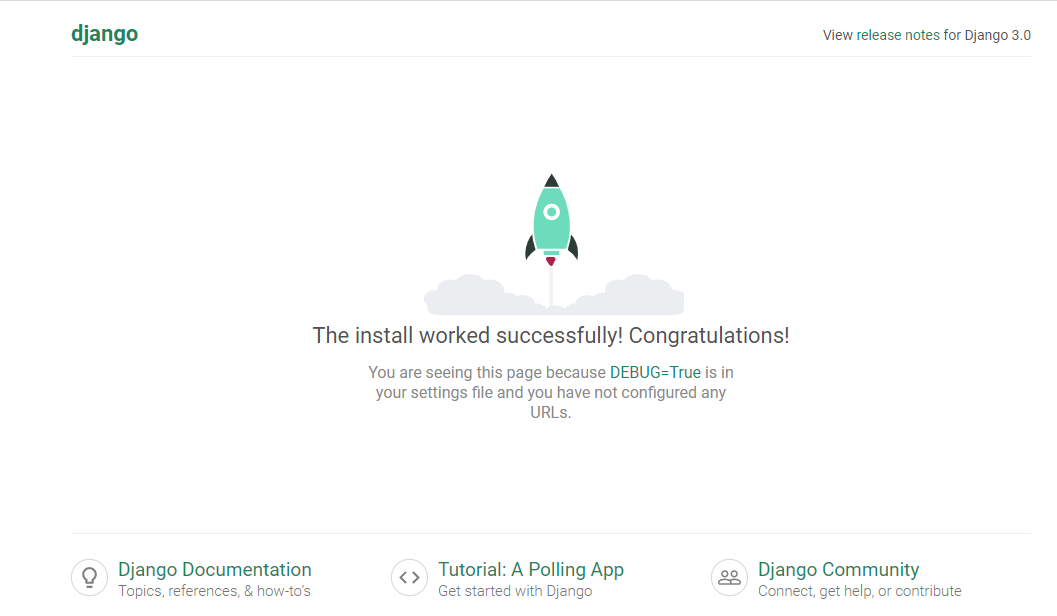 项目启动成功后的效果