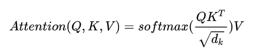 Attention scaled dot-product