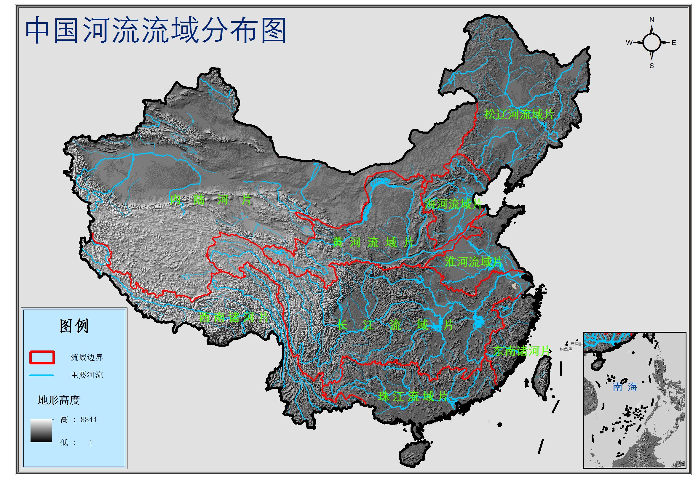 中国水电站分布图高清图片