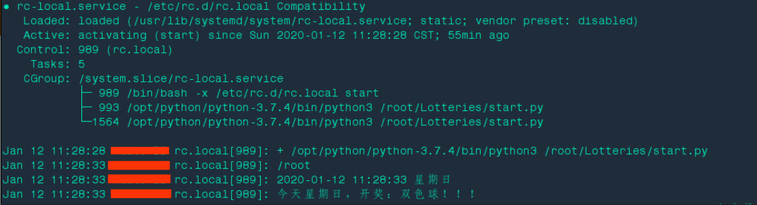 记一次rc.local中python脚本无法运行的解决过程_keyerror: 'home-CSDN博客