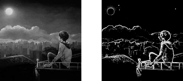 原图和处理后图片的对比