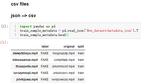 python json csv