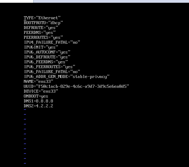 centos7执行ip addr命令ens33没有ip地址「建议收藏」