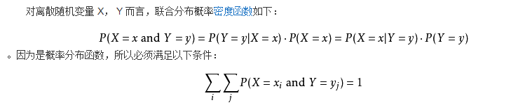 联合分布概率密度函数