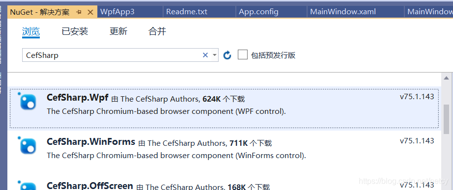 CefSharp.Wpf CefSharp.Wpf