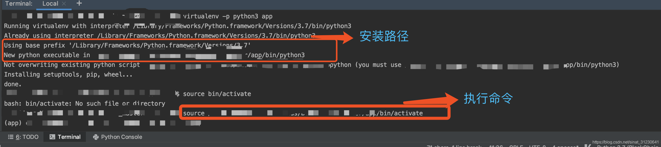 Error running 'manage': Cannot run program "error=2, No such file or ...