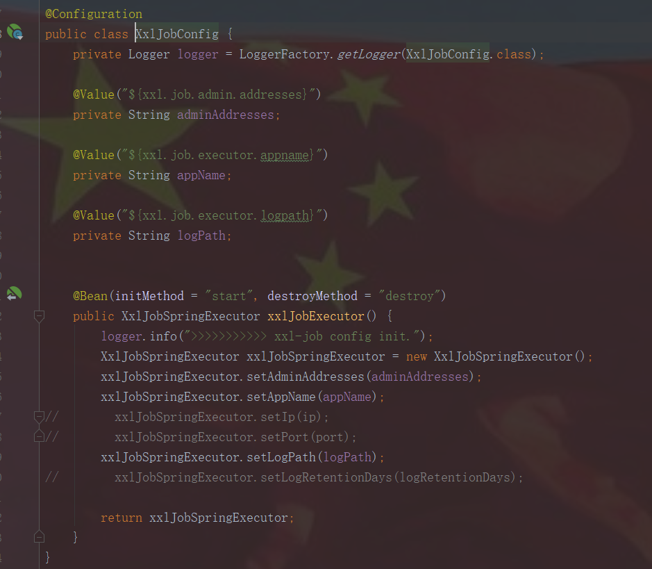 添加xxl_job config