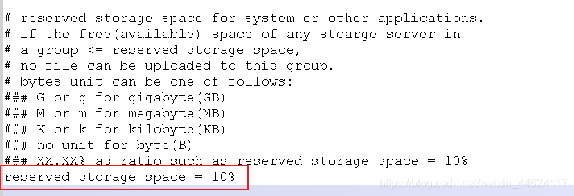 org.csource.common.MyException: getStoreStorage fail, errno code: 28问题解决