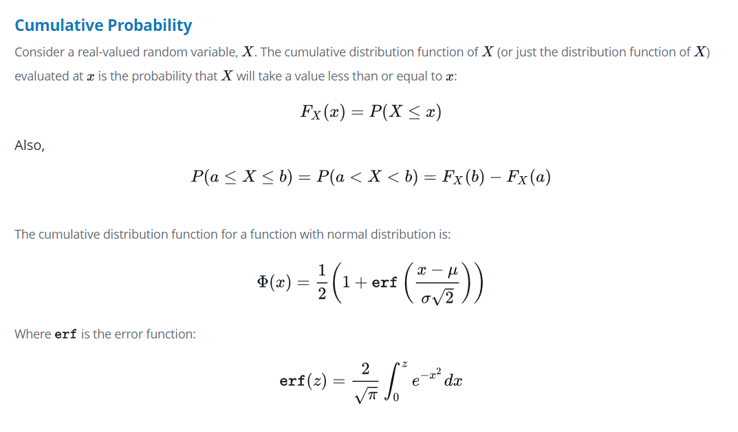 math.erf- error function- 正太分布的CDF-CSDN博客