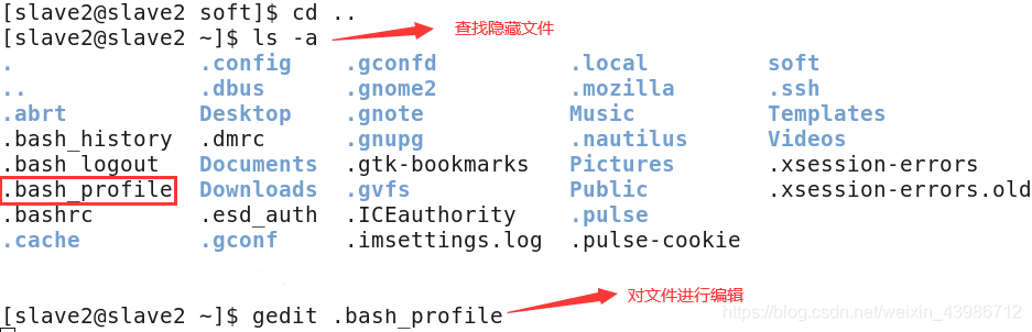 查找隐藏文件.bash_profile