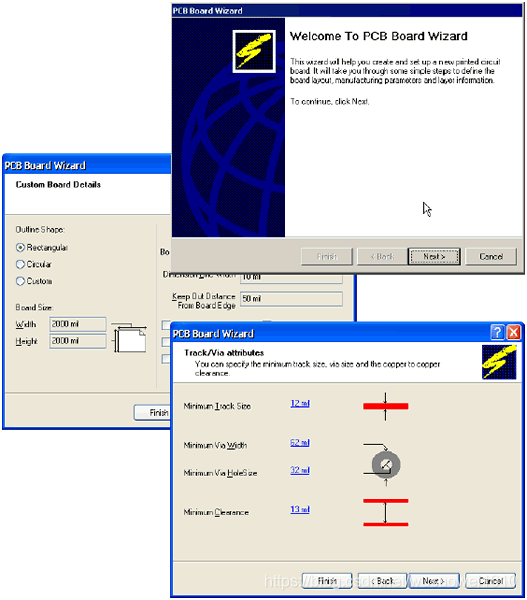 电路设计软件系列教程(四),Protel DXP电路设计软件之创建PCB文件