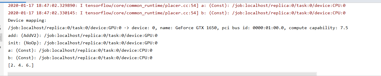 TensorFlow GPU版 GTX1650 CUDA10.0 cuDNN10.0  TensorFlow gpu1.15安装成功！