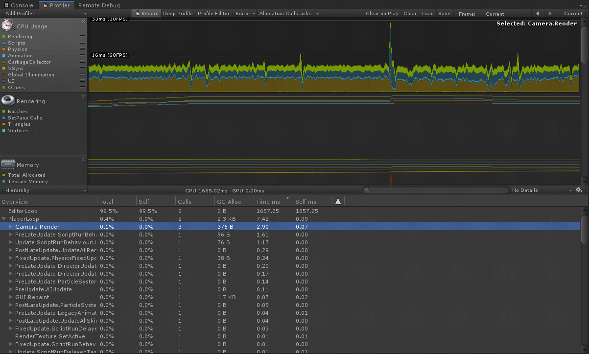 Unity Profiler