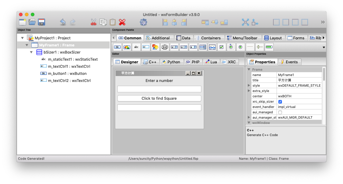 Python GUI: wxpython wxFormBuilder-CSDN博客