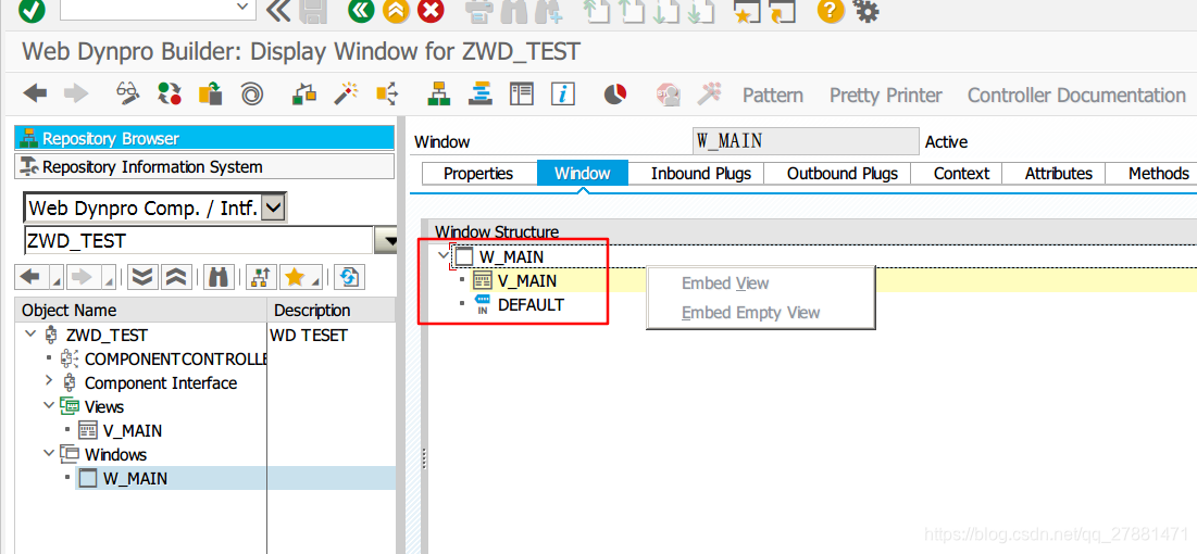 Web Dynpro 开发 Step by Step - 1 创建第一个Web Dynpro_webdynpro for abap demo ...