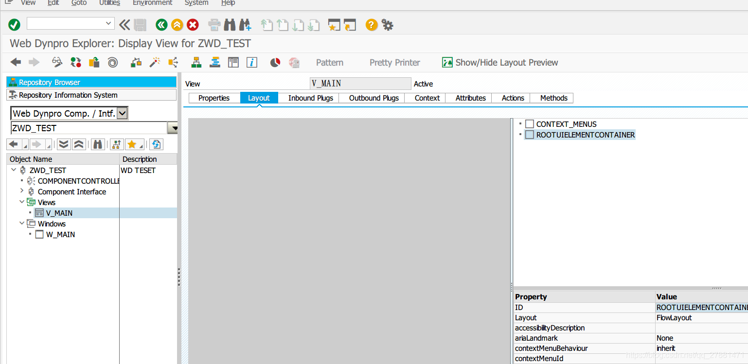 Web Dynaview Web Dynpro 开发 Step by Step - 1 创建第一个Web Dynpro_webdynpro for abap demo ...