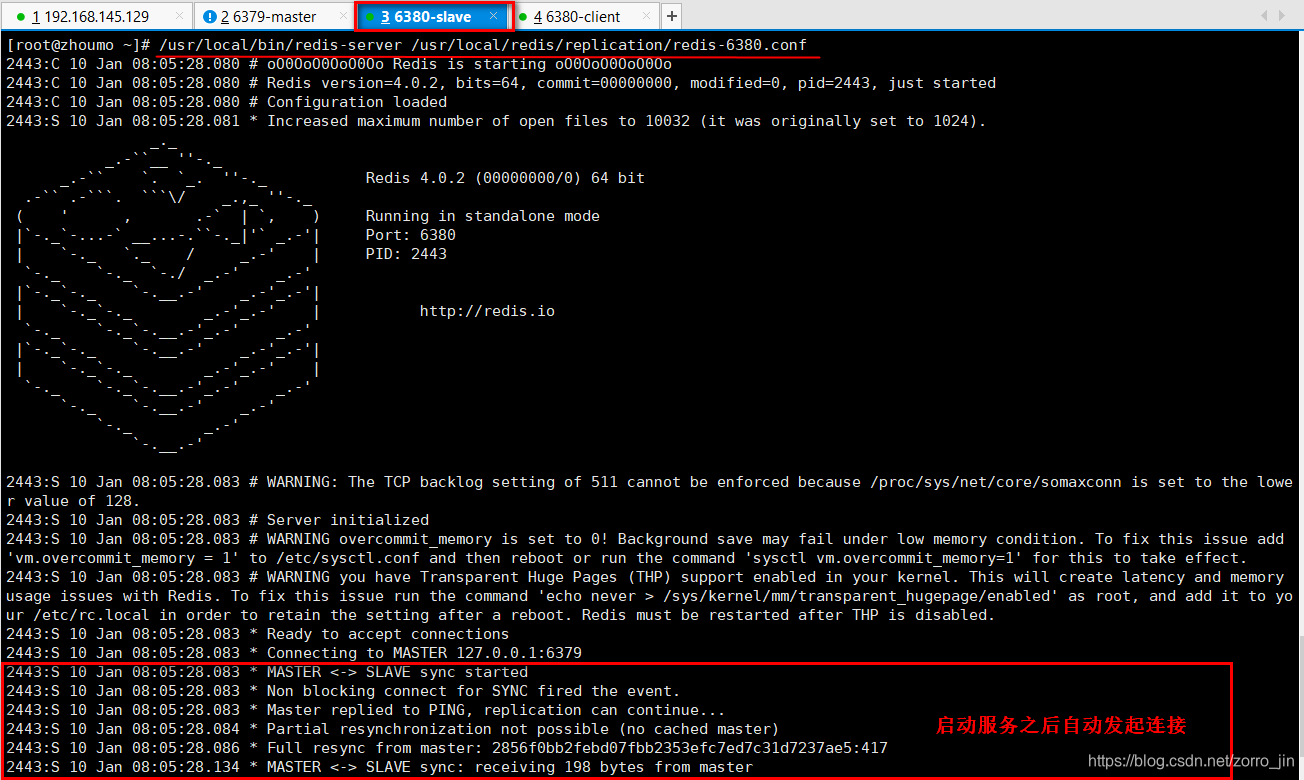 配置文件中配置连接