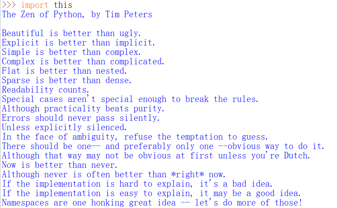 The Zen of Python——python之禅-CSDN博客