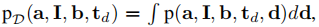 PD（a，i，b，td）=RP（a，i，b，td， d）dd