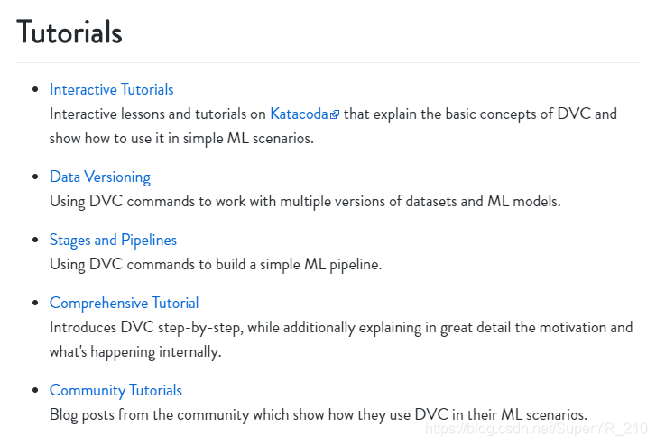 数据版本管理 DVC data version control 和git一起管理你的机器学习实验数据-CSDN博客