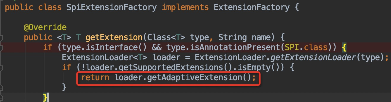 SpiExtensionFactory