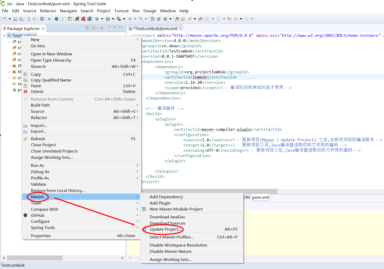 Spring Tool Suite Sts 设置自动更新maven 心有谦谦结 Csdn博客