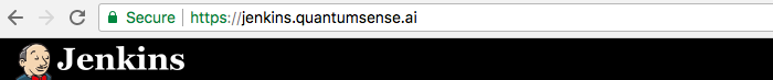 HTTPS for Jenkins achieved with an NGINX reverse proxy.