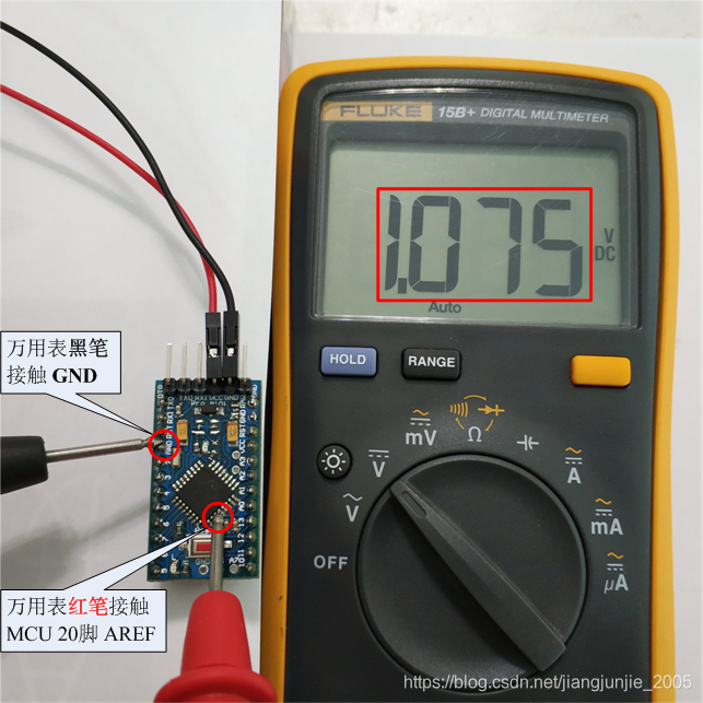 测量 MCU 基准电压