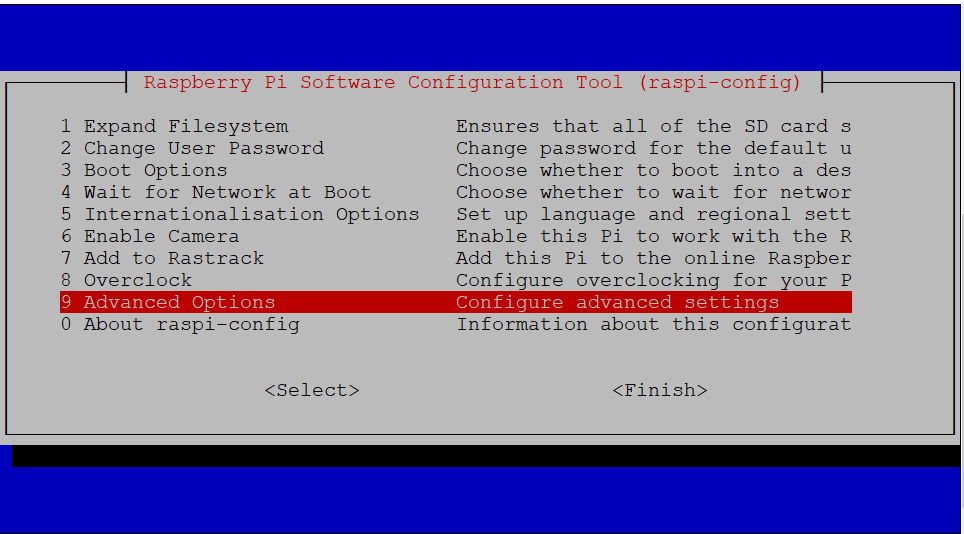 raspi software configuration tool