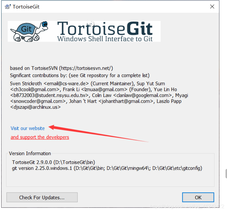Git的安装与TortoiseGit的安装和汉化
