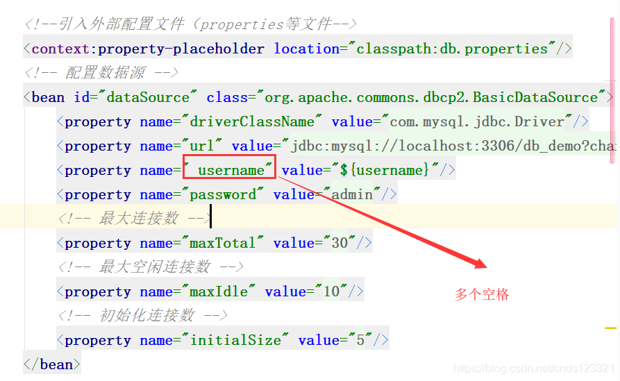 SSM Invalid Property Username Of Bean Class org apachemons ssm-invalid-property-username-of-bean-class-org-apachemons