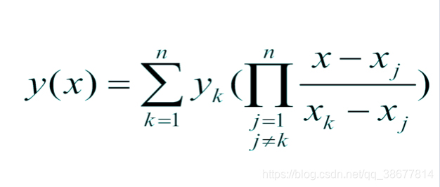 拉格朗日插值法——matlab代码实现