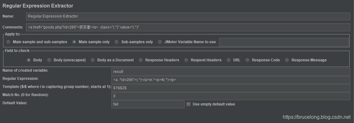 Jmeter元件关联regular Expression Extractor 正则匹配多个内容 Bruce小鬼 Csdn博客 Jmeter元件关联regular Expression Extractor 正则匹配多个内容 Bruce小鬼 Csdn博客