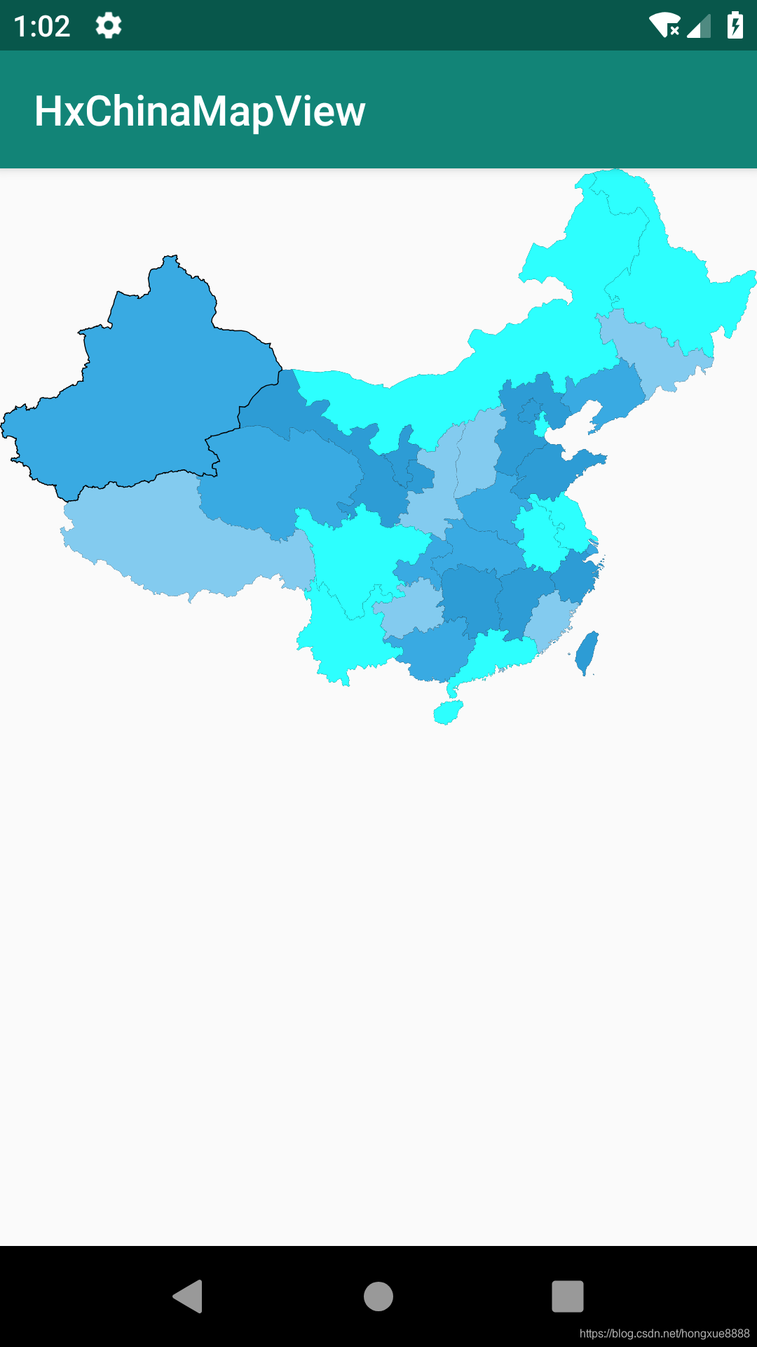 Android SVG矢量图形打造中国地图
