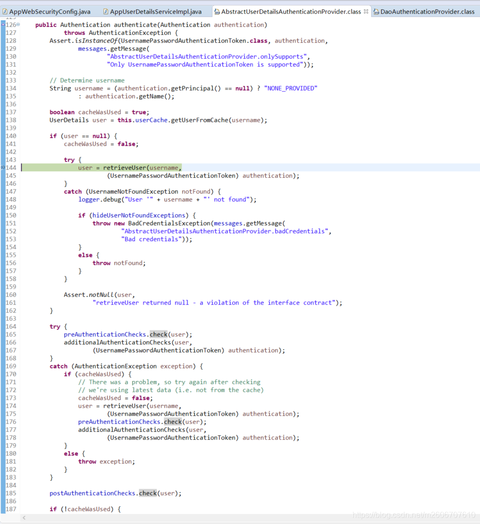 springsecurity中... SpringSecurity--认证的配置以及debug流程跟踪_spring security debug-CSDN博客