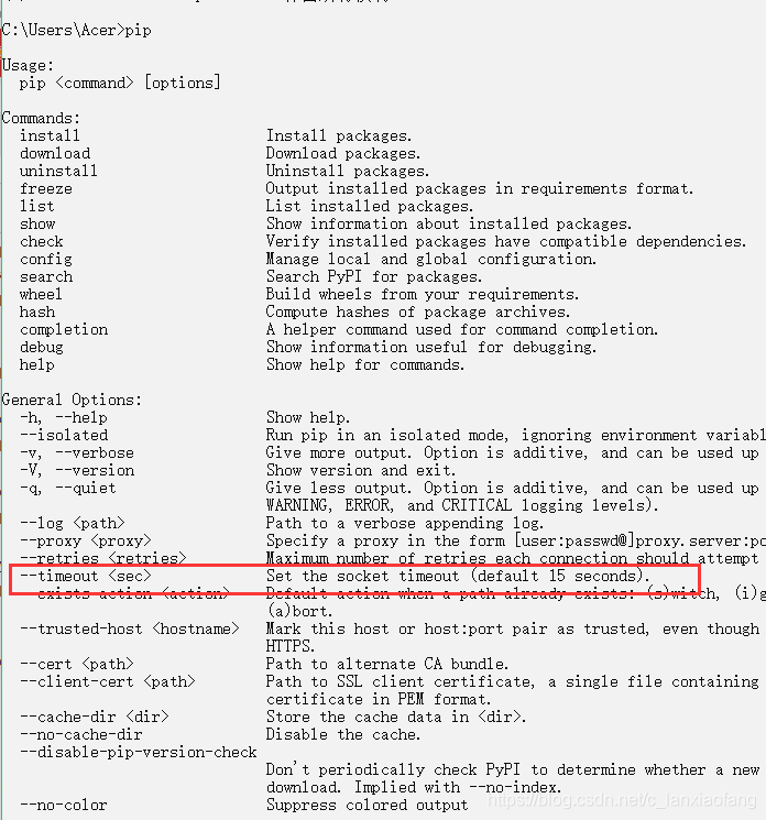 升级 pip : python -m pip install --upgrade pip,socket.timeout: The read ...