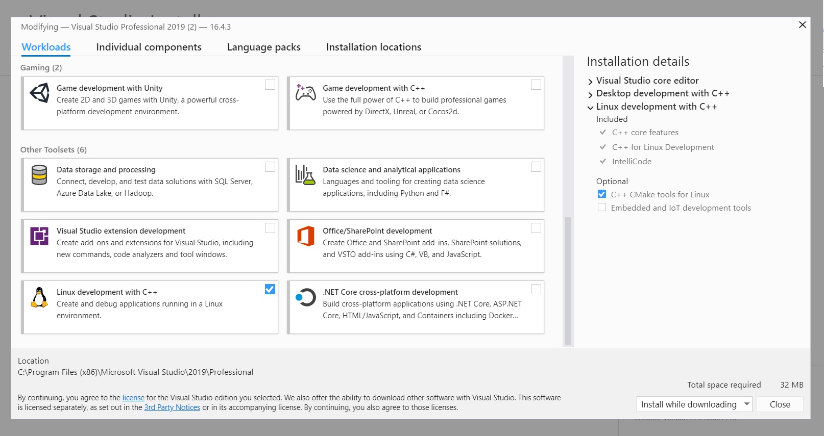 visual studio调试linux平台的c 程序