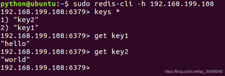 [外链图片转存失败,源站可能有防盗链机制,建议将图片保存下来直接上传(img-6KzVbBIi-1580311957947)(../images/redis-cli-ubuntu.png)]