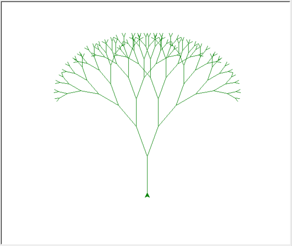 python turtle 画树_
