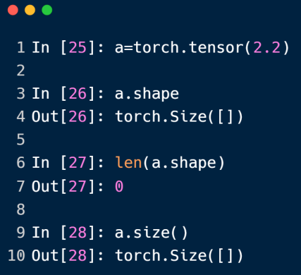 pytorch学习笔记 五 pytorch基础之基本数据类型